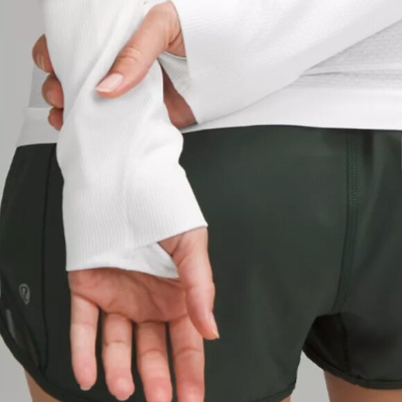 LULULEMON white Swifty Tech yoga top, size 4 - Picture 4 of 4